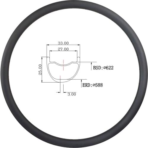 360g 29er asymmetric light XC MTB carbon rim 33mm x 25mm deep 24 28 32H UD matte glossy clincher tubeless gravel marathon bike
