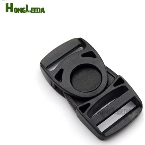 20pcs/lot HLD/M213-25mm 1inch black POM plastic buckle pressing-shaking buckle for backpack luggage webbing straps free shipping