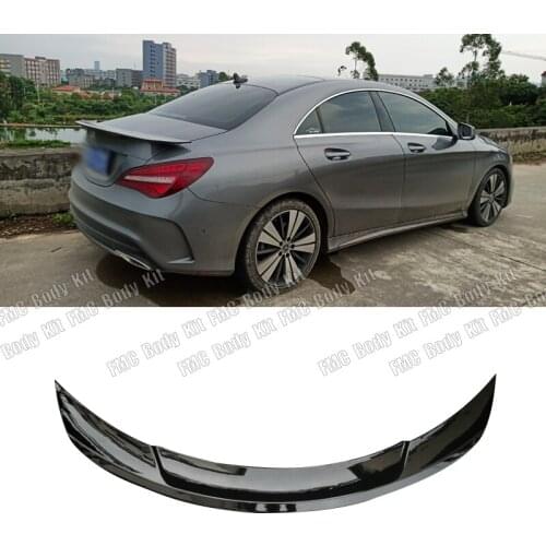 For Mercedes-Benz CLA W117 CLA180 CLA200 CLA250 CLA260 ABS Rear Trunk Wing Spoiler CLA45 RT Style 2014 - UP
