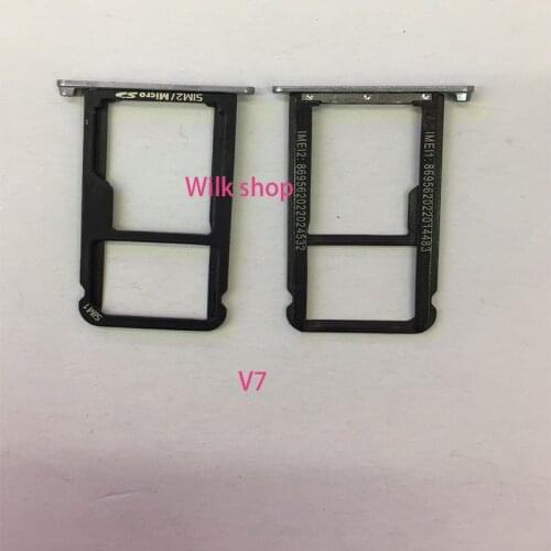 Sim Card Slot Tray Holder For ZTE Blade V7 V7 Lite Sim Socket Adapter Replacement Parts