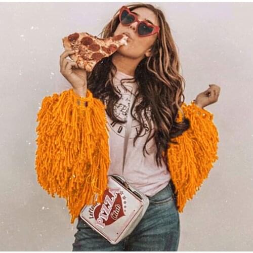 New products for autumn and winter womens knitted wool sweater plush coat jacket women