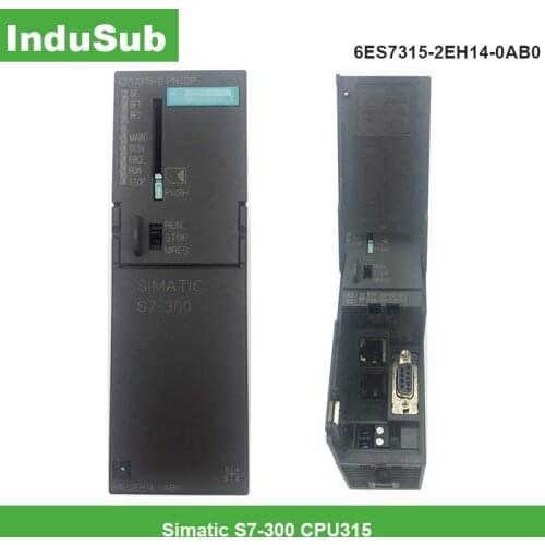 New original 6ES7315-2EH14-0AB0 SIMATIC S7-300 CPU 315-2 PN/DP Central Processing Unit with 384 KB Work Memory PLC Controller Mo
