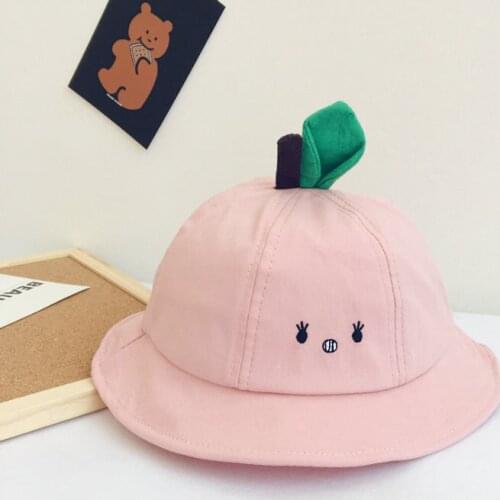 2020 cotton love expression Bucket Hat Fisherman Hat outdoor travel hat Sun Cap Hats for children boys and girls 74