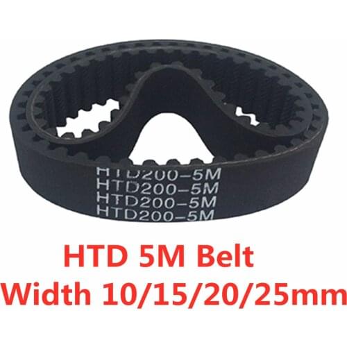 Arc HTD 5M Timing belt C=200/210/220/225/230 width10/15/20/25mm Teeth40 42 44 45 46 synchronous Belt200-5M210-5M220/225-5M 230-5
