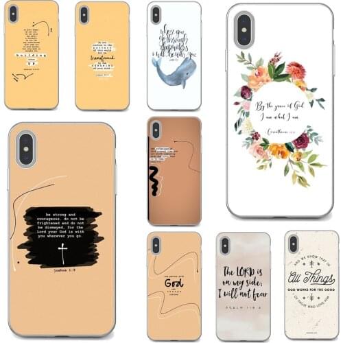Silicone Bag Case For Xiaomi Redmi 2 S2 3 3S 4 4A 5 5A 5 6 6A 7A 9 9T 9C 9A Pro Pocophone F1 Bible-Jesus-god-Quotes
