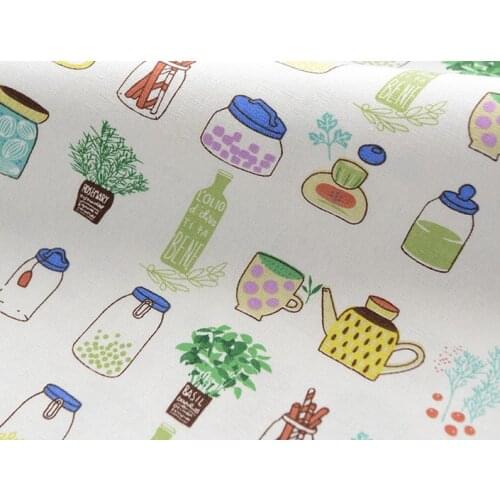 DIY Patchwork fabric tissus thicken jar quilting fabric tissus polyester Cotton Fabric Quilting Patchwork tissus 0.5