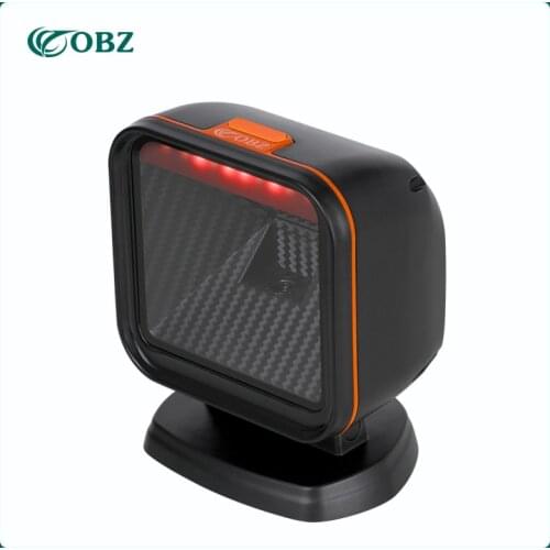 OBZ Omnidirectional Handsfree 2D Desktop Barcode Scanner Support Screen Scanning for Supermarket/Store Pos System XB-PS80