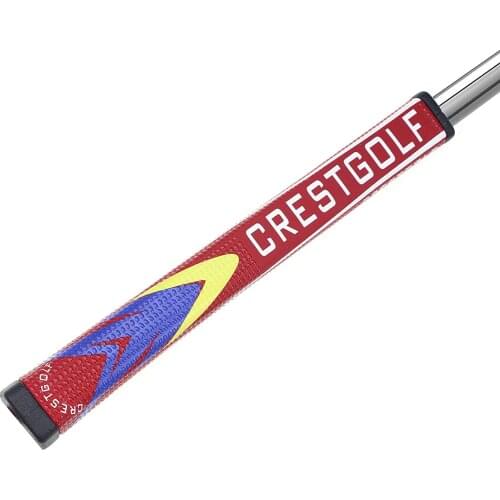 Crestgolf Putter Grips Midsize Anti-Slip Lightweight Golf Grip , More Shock Absorption , Strong Push (red) for Golf Grips