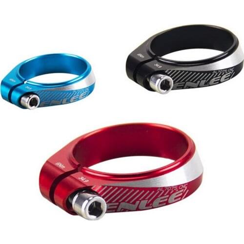 Bike Seat Post Clamp Lock Ultralight Aluminum Alloy 13g Cycling Seatpost Clip Bicycle Fit 31.8mm 34.9mm Riding Seatposts Clamps