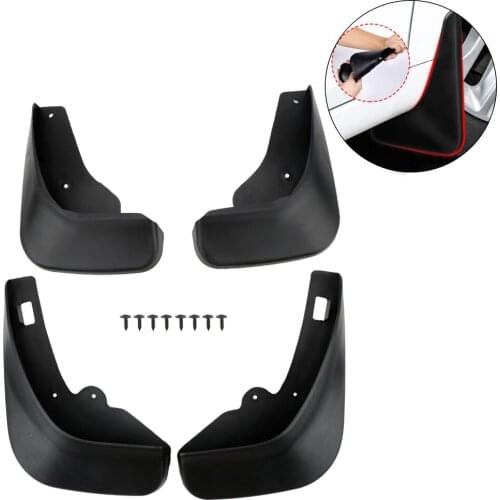 4PCS Car Mud Flaps Front Rear Mudguard Splash Guards Fender Car Accessories For Ford/Focus 2 MK2 MK2.5 Saloon Sedan 2005-2011
