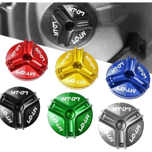 For Yamaha mt-07 mt07 mt 07 XSR700 FZ07 FZ-07 FZ 07 Motorcycle Engine Oil Filler Cup Plug Cover Screw motor accessories