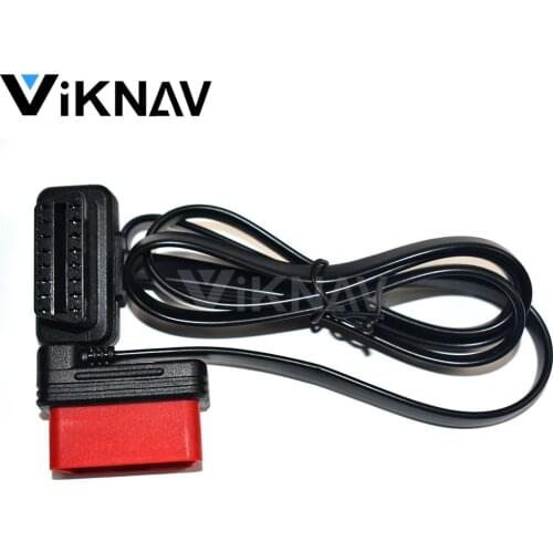 OBD2 Splitter Extension Cable Car Diagnostic Extender Cord Adapter OBDII Connector Male to Female Ultra Flat Low Profile Line