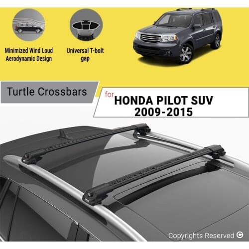 BARS FOR HONDA PILOT SUV 2009 - 2015 ALUMINUM ALLOY SIDEBARS CAR ROOF RACK LUGGAGE CARRIER CROSSBAR