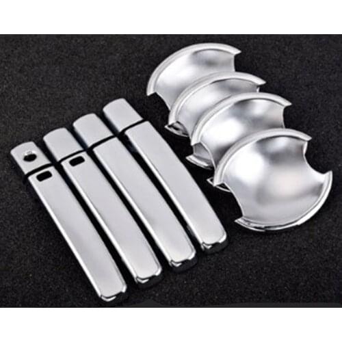 For Hyundai Ix35 2013-2017 2018-2020 accessories Car door handle Door bowl protection cover trim chrome Exterior Refit Styling