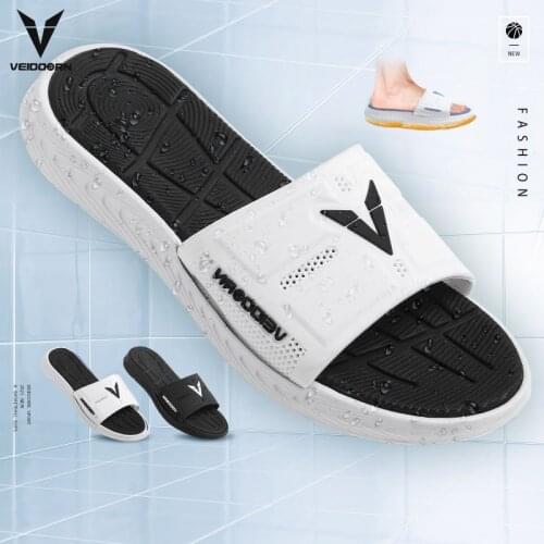 Veidoorn Summer Thick Bottom Indoor Home Couples Home Bathroom Sandy Beach Slippers Non-slip Soft Tide To Wear Cool Slippers