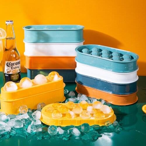 Refrigerator Ice Ball Maker Box Home Ice Cube Mold Frozen Ice Moulds Ice Cube Trays Ice Cream Tools Kitchen Accessories Tools
