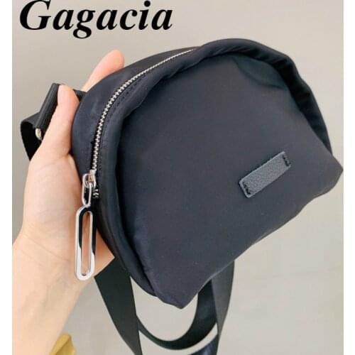 Gagacia Womens Shoulder Bag Women All-Match Korean Style 2021 New Fashion Zipper Crossbody Messenger Mini Shell Bags For Woman
