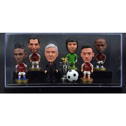 High Meticulous 6.5cm Wenger Henry Aubameyang 2.5in Height ARS2019 AWAY BLACK Activity Doll Figure Toy