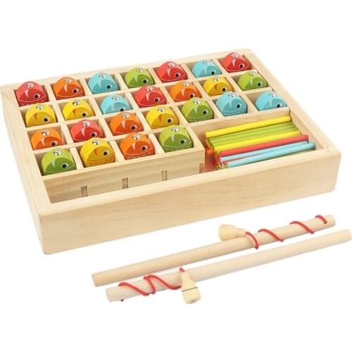 Magnetic Fishing Play Toy Children Multifunction Learning Box for Kids