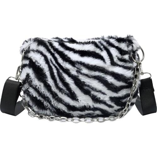 Cute Plush Small Crossbody Bags Simple Popular Oblique Womens Satchels Autumn Winter Hundred With Under The Shoulder Handbags