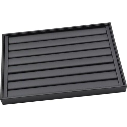 Fashion PU Leather Jewelry Case Ring Earring Necklace Pendant Holder 28x20cm