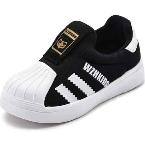 Soft shell upper baby shoes spring and autumn 2021 one-step childrens toddler shoes boys and girls shoes tide fan 4-16 yearsold