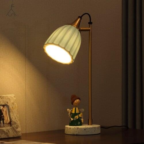 110V 220V E27 Table Lamp 3 Color Metal Curtain Table Lamp Bedside Bedroom Reading Desk Lamp Home Lighting lamps