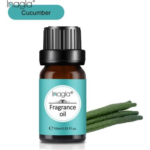 Inagla Cucumber 100% Natural Aromatherapy 10ml Fragrance Oil For Aromatherapy Diffusers Massage Relieve Stress Air Fresh