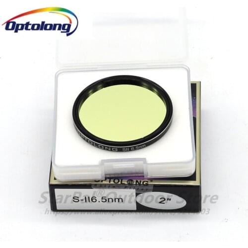 OPTOLONG 2 Inch Filter Astronomy Telescope SII-CCD 6.5nm Narrow-Band Filter for Deep Sky LD1011D
