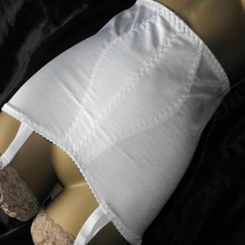 Women Black Sexy Garter Belt High Waist Elastic Retro 4 Suspender Metal Buckles Suspenders Apparel Accessories