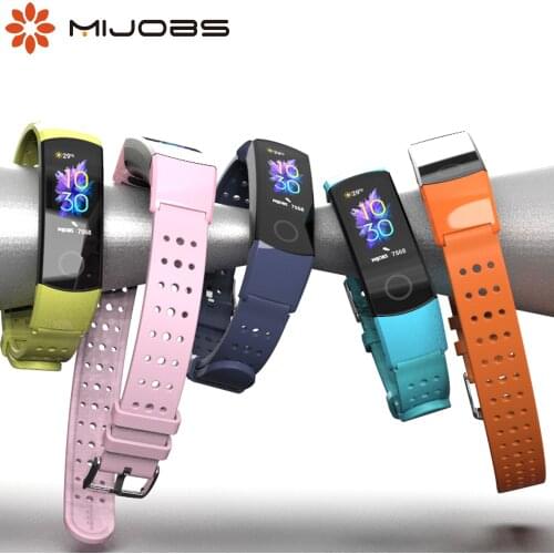 For Honor Band 5 Strap for Honor Band 4 Silicone Bracelet for Huawei Honor Band 5 Wristbands TPU Anti-lost Sports Accessories