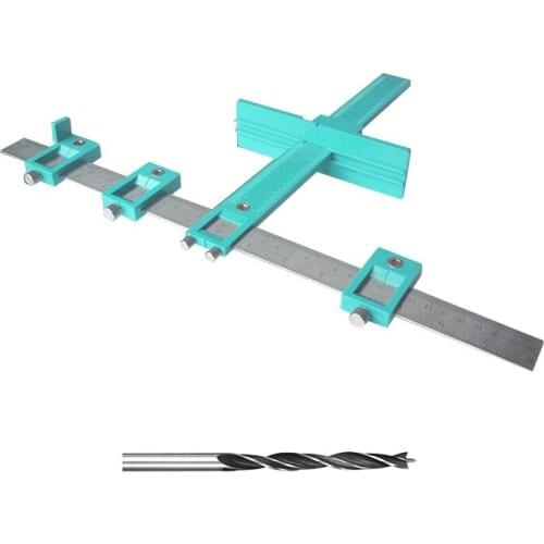 Hand-opened locator carpentry stainless steel mounting door handle punch cabinet auxiliary artifact tool cabinet door