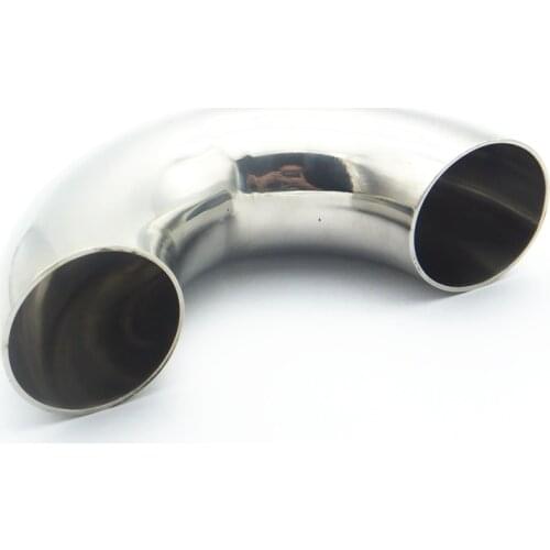 1-1/4" 32mm OD 304 Stainless Steel Sanitary Weld 180 Degree Elbow Pipe Fitting For Home Brew Homebrew Wine Beer Brewing