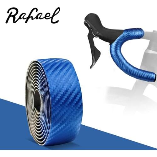 Cycling Road MTB 2D Carbon Fiber PU Bike Handlebars Shock-absorbing Non-slip Breathable Comfortable With Bicycle Bartapes DD-2DT