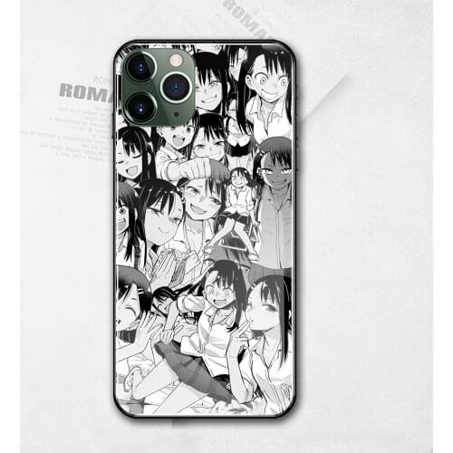 Japan anime girls collection For iphone xr case tempered glass case for iphone x xr xs max 11 pro max 6 6s 7 8 plus DIY case
