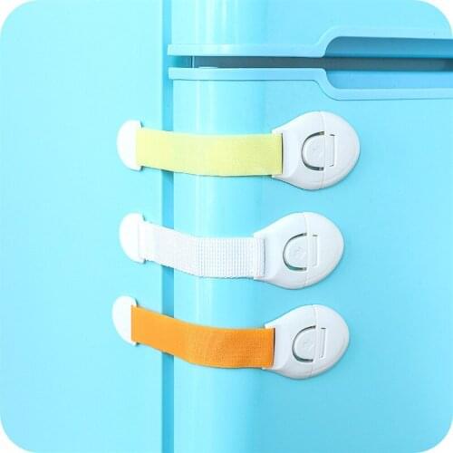 1pcs Safety Cabinet Lock Drawer Door Cabinet Cupboard Toilet Safety Locks Baby Kids Care Locks Straps Infant Baby Protection