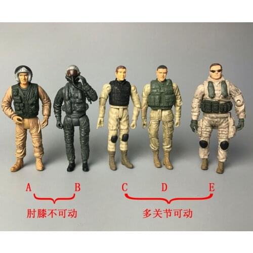 3.75-inch Modern Soliders Marine Corps Flying Force Special Force Model action Figures Collect Ornaments