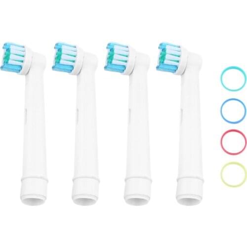 Precision 4 Pcs/Set Replacement Electric Toothbrush Heads SB-17A For Oral B Brau Tooth Brush Heads Home Use