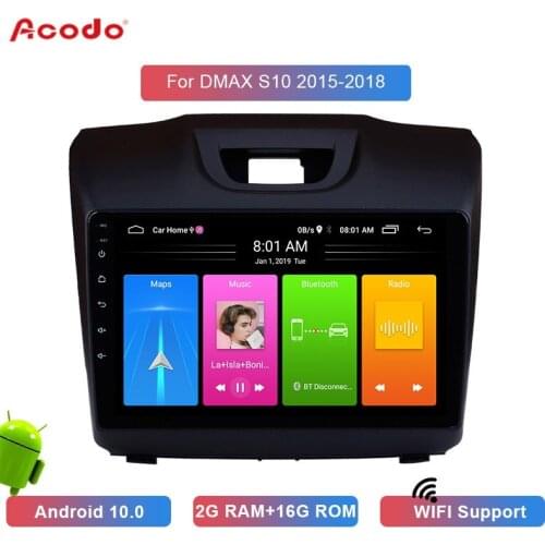 ACODO 2+16G Android 10.0 Car Radio Multimedia Player For ISUZU D-MAX D-MUX/Chevrolet DMAX S10 2015-2018 Navigation GPS 2 din