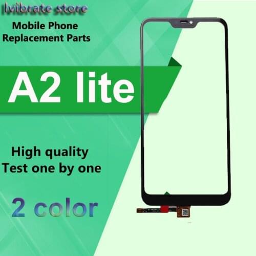 For xiaomi mi A2 lite LCD Front Touch Screen Digitizer Outer Glass Lens A2lite miA2 lite Touchscreen Touch Panel with flex cable
