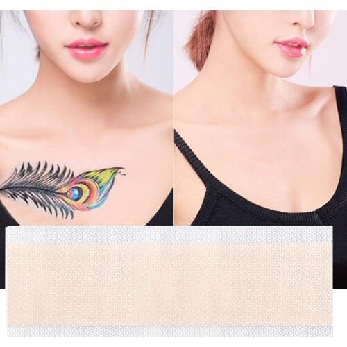 Breathable Silicone Tattoo Scar Cover Paste Invisible Tape Cover Tape Sticker Flesh Color Waterproof Tattoo Cover Tape