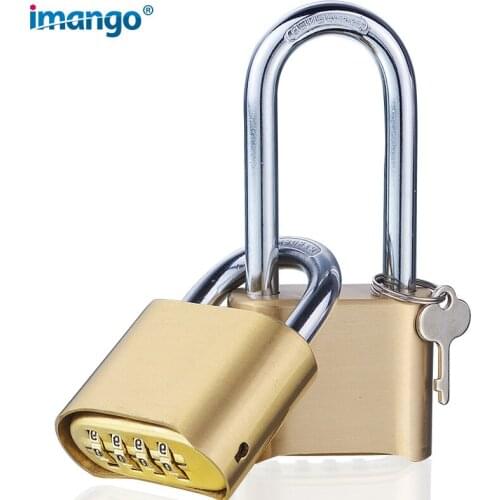 Combination 4 Number Code Security Anti Rust Padlock Set for Gym Sports Fence School Employee Locker Outdoor Fence Padlock