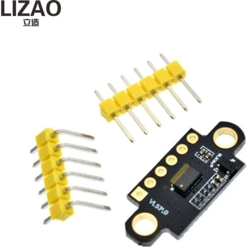 VL53L0X Time-of-Flight (ToF) Laser Ranging Sensor Breakout 940nm GY-VL53L0XV2 Laser Distance Module I2C IIC 3.3V/5V