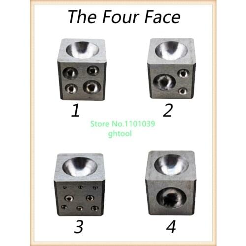 Small Jewelry Dapping Tools Size 25mm Goldsmithing Tools Square Dapping Block ghtool