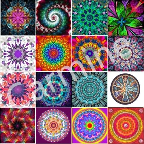 Mosaic Picture DIY 5D Diamond Painting Mandala Flower Cross Stitch Embroidery Full Round&Square Drill Home Decoration Gift