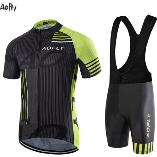 Mens Cycling Jersey Suit Professional Team Uniform Summer Short-Sleeved Shirt Bicycle Shorts Outdoor Sports Cycling Equipment