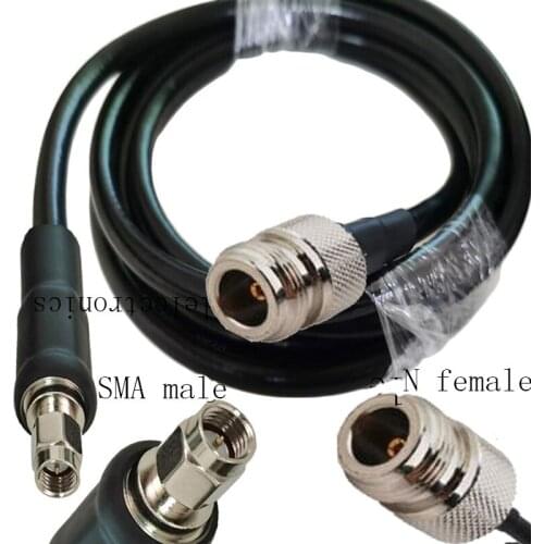 N Female Jack to SMA Male Plug Connector RF Coax Pigtail Antenna Cable LMR400 Ham Radio 15/20/30/50cm 1/2/3/5/10/15/20m