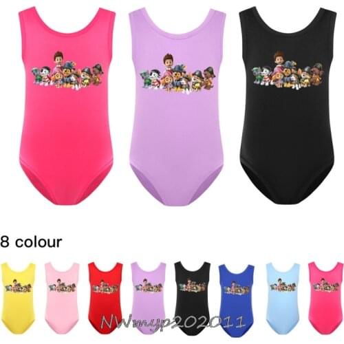 PAW PATROL New Girls Swimsuit 3~14Year Girls Swimsuit Rainbow Style Children Swimwear High Quality Kids Beach Wear