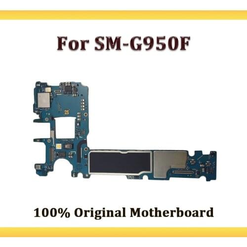 Original Unlocked Europe Version For Samsung Galaxy S8 Motherboard G950F With Android System For Galaxy S8 G950F Logic MainBoard