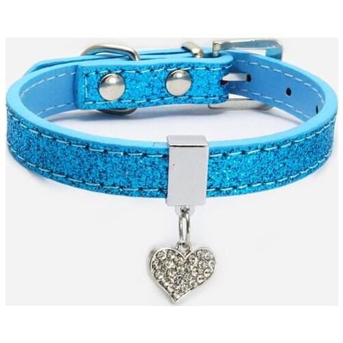 Bling Rhinestones Dog Collar Crystal Necklace Diamond Puppy Pet Shiny Collars Adjustable Buckle Leash Mascotas Chihuahua
